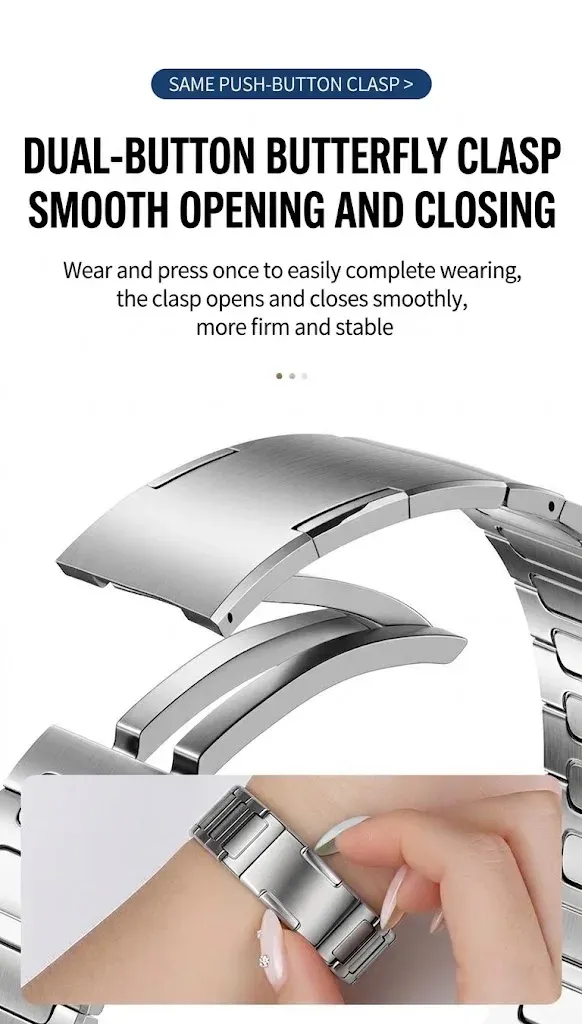 Bracelet titane 18 mm pour Xiaomi Watch S4 et S5
