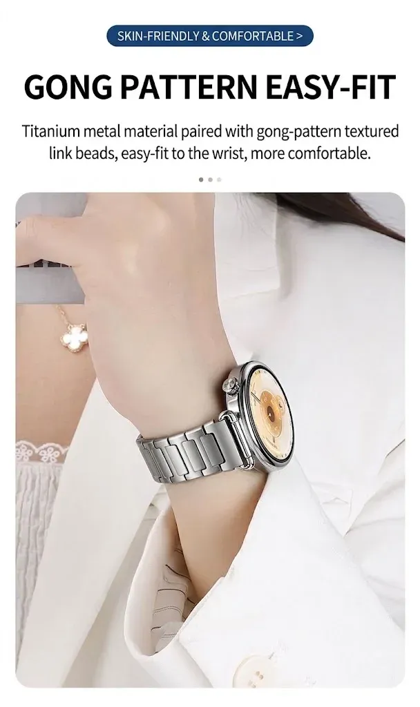 Bracelet titane 18 mm pour Xiaomi Watch S4 et S5