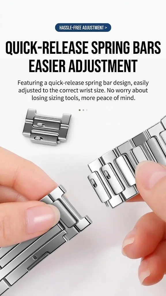 Bracelet titane 18 mm pour Xiaomi Watch S4 et S5
