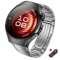 Bracelet titane 42 à 46 mm pour Huawei Watch 5 – Couleur du bracelet Silver