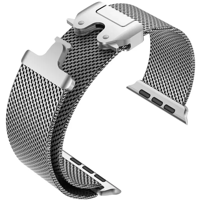 Bracelet titane milanais Apple Watch 38 à 49 mm