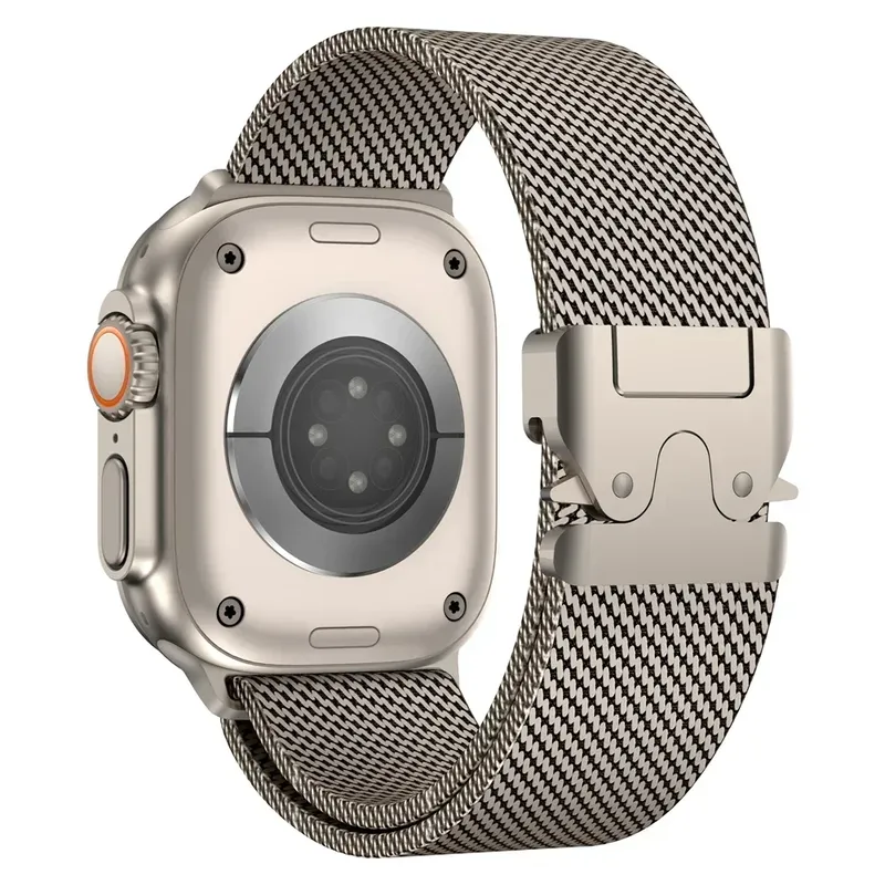 Bracelet titane Milanese 40 à 49 mm pour Apple Watch