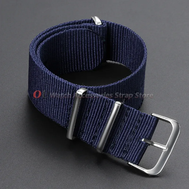 Bracelet toile nylon monobloc 12 à 24 mm universel