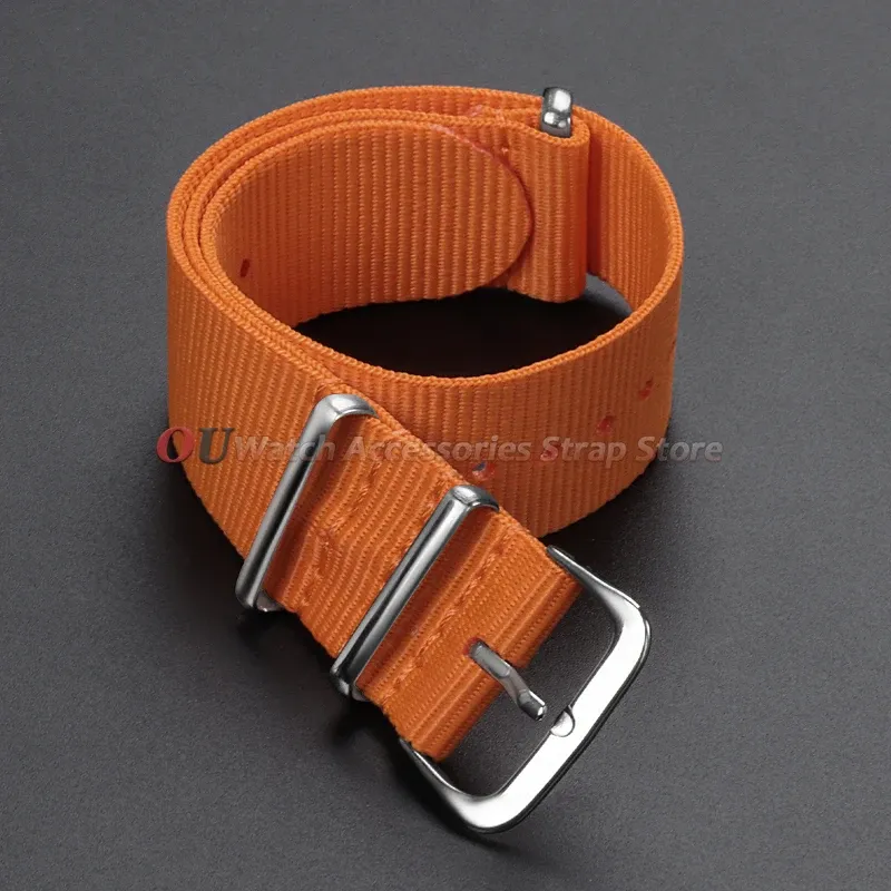 Bracelet toile nylon monobloc 12 à 24 mm universel