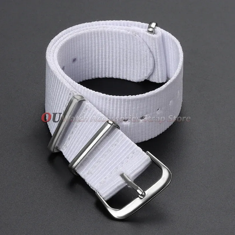 Bracelet toile nylon monobloc 12 à 24 mm universel