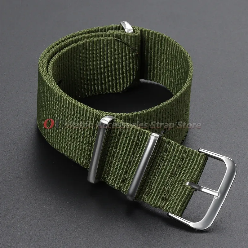 Bracelet toile nylon monobloc 12 à 24 mm universel