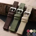 Bracelet toile tressée 18 à 22 mm dégagement rapide – 1