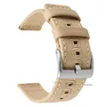 Bracelet toile tressée 18 à 22 mm dégagement rapide – Couleur du bracelet Kaki