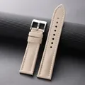 Bracelet toile voile 18 à 22 mm étanche rapide – Couleur du bracelet Beige White