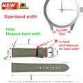 Bracelet toile voile 20 à 22 mm à libération rapide – 6