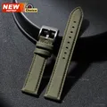 Bracelet toile voile 20 à 22 mm à libération rapide – Couleur du bracelet vert