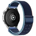 Bracelet tressé carré 20 à 22 mm pour Amazfit – Couleur du bracelet Bleu marine profond