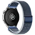 Bracelet tressé carré 20 à 22 mm pour Amazfit – Couleur du bracelet Bleu tempête