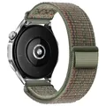 Bracelet tressé carré 20 à 22 mm pour Amazfit – Couleur du bracelet Vert cèdre orange
