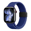 Bracelet tressé magnétique pour Apple Watch 38 à 49 mm – Couleur du bracelet Klein Blue