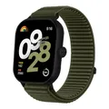 Bracelet tressé nylon pour Redmi Watch 6 Active Lite – Couleur du bracelet Army green