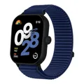 Bracelet tressé nylon pour Redmi Watch 6 Active Lite – Couleur du bracelet Azure blue