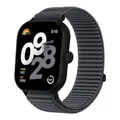 Bracelet tressé nylon pour Redmi Watch 6 Active Lite – Couleur du bracelet Dark grey