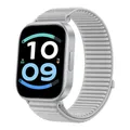 Bracelet tressé nylon pour Redmi Watch 6 Active Lite – Couleur du bracelet Grey