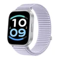 Bracelet tressé nylon pour Redmi Watch 6 Active Lite – Couleur du bracelet Light purple