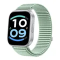 Bracelet tressé nylon pour Redmi Watch 6 Active Lite – Couleur du bracelet Mint green