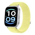 Bracelet tressé nylon pour Redmi Watch 6 Active Lite – Couleur du bracelet Neon yellow