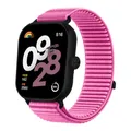 Bracelet tressé nylon pour Redmi Watch 6 Active Lite – Couleur du bracelet Peony color