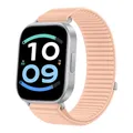 Bracelet tressé nylon pour Redmi Watch 6 Active Lite – Couleur du bracelet Pink