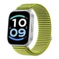 Bracelet tressé nylon pour Redmi Watch 6 Active Lite – Couleur du bracelet Prairie green