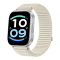 Bracelet tressé nylon pour Redmi Watch 6 Active Lite – Couleur du bracelet Starlight