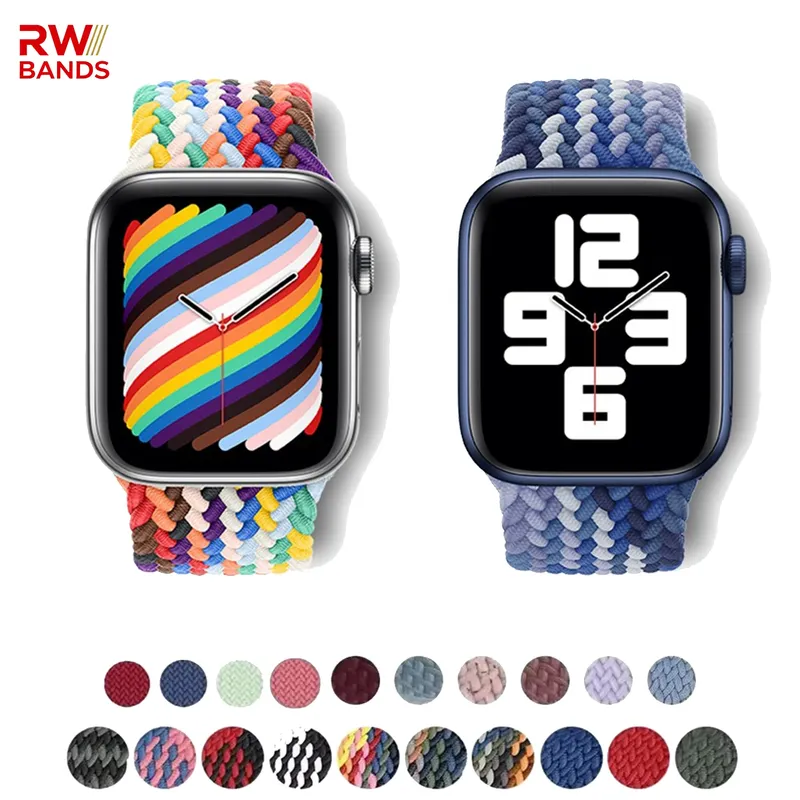 Bracelet tressé pour Apple Watch 38 à 49 mm