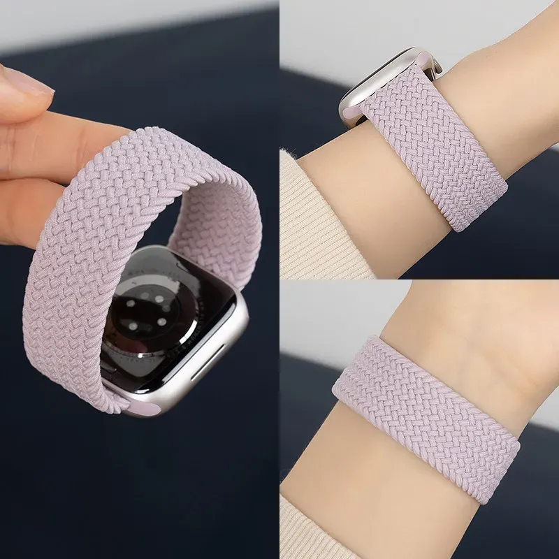 Bracelet tressé pour Apple Watch 38 à 49 mm