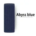 Bracelet tressé pour Apple Watch 38 à 49 mm – Couleur du bracelet Abyss blue