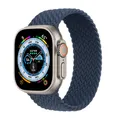 Bracelet tressé pour Apple Watch 38 à 49 mm – Couleur du bracelet Abyss blue