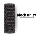 Bracelet tressé pour Apple Watch 38 à 49 mm – Couleur du bracelet black unity