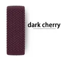Bracelet tressé pour Apple Watch 38 à 49 mm – Couleur du bracelet dark cherry