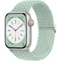 Bracelet tressé pour Apple Watch 38 à 49 mm – Couleur du bracelet light green