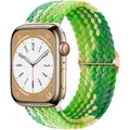 Bracelet tressé pour Apple Watch 38 à 49 mm – Couleur du bracelet Lime green