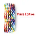 Bracelet tressé pour Apple Watch 38 à 49 mm – Couleur du bracelet Pride Edition