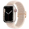 Bracelet tressé pour Apple Watch 38 à 49 mm – Couleur du bracelet Starlight pink