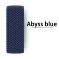 Bracelet tressé pour Apple Watch 38 à 49 mm toutes séries – Couleur du bracelet Abyss blue