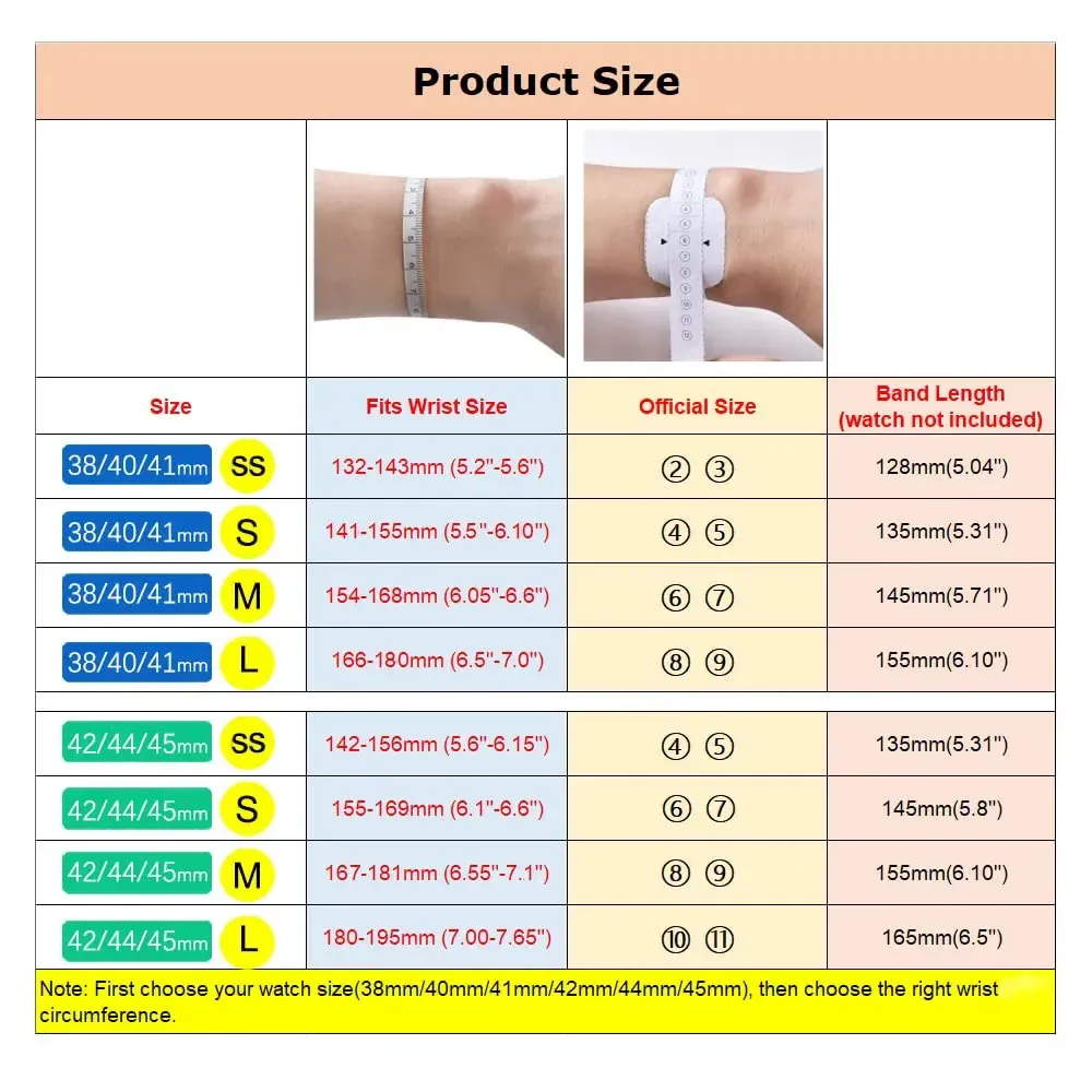 Bracelet tressé pour Apple Watch 38 à 49 mm toutes séries