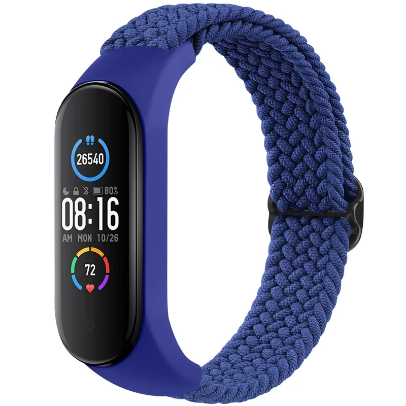 Bracelet tressé pour Xiaomi Mi Band 3 à 7