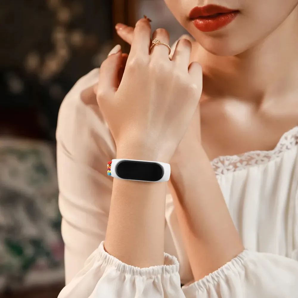 Bracelet tressé pour Xiaomi Mi Band 3 à 7