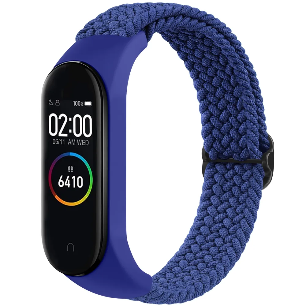 Bracelet tressé pour Xiaomi Mi Band 3 à 7