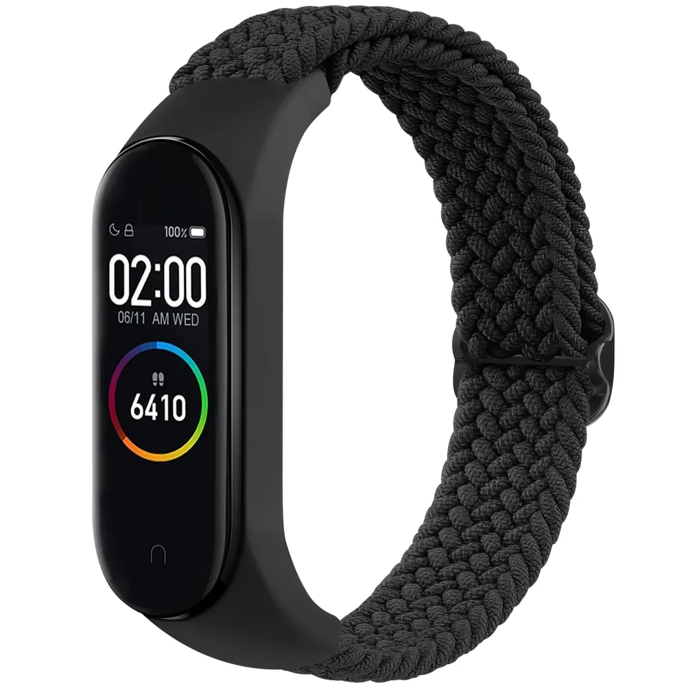 Bracelet tressé pour Xiaomi Mi Band 3 à 7