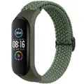 Bracelet tressé pour Xiaomi Mi Band 3 à 7 – Couleur du bracelet green