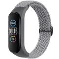 Bracelet tressé pour Xiaomi Mi Band 3 à 7 – Couleur du bracelet grey