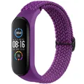 Bracelet tressé pour Xiaomi Mi Band 3 à 7 – Couleur du bracelet purple