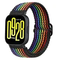 Bracelet tressé pour Xiaomi Redmi Watch 5 actif et lite – Couleur du bracelet Pride Edition black